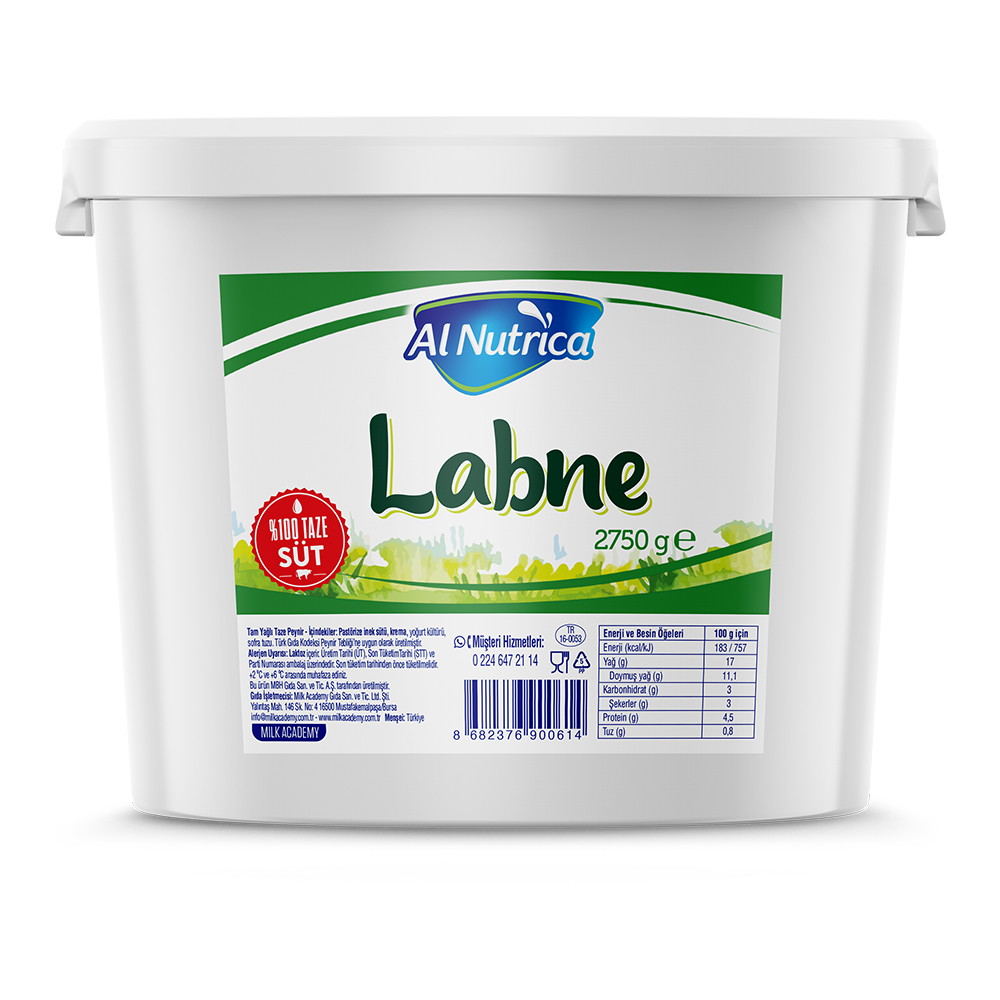 NUTRICA-2019-00004 LABNEH 2750 G KOVA ETIKETI