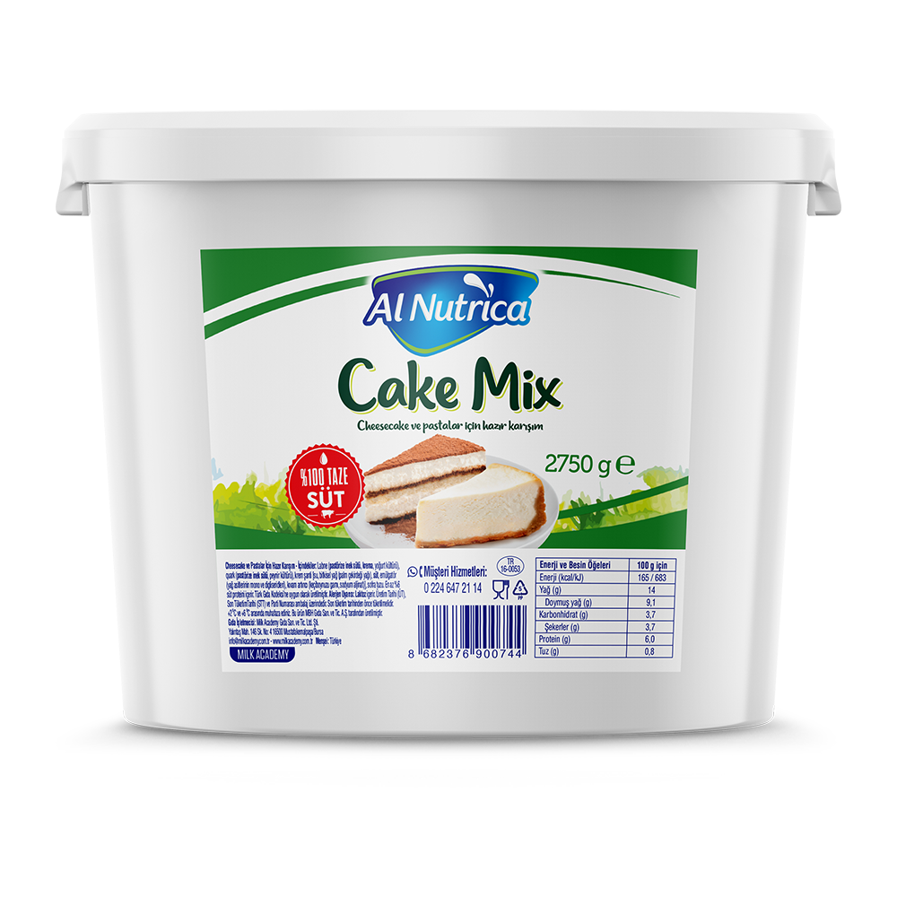 NUTRICA-2019-00014 LABNE CAKE MIX 2750 G ETIKET